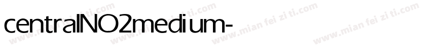 centralNO2 medium字体转换